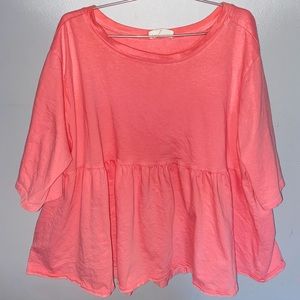 Plus Boutique Peplum Top